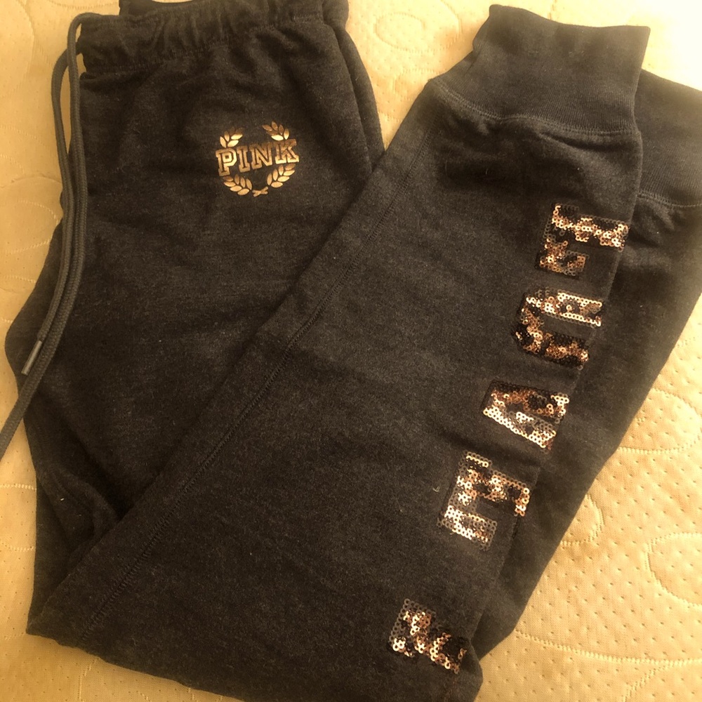 New PINK sequin leggings